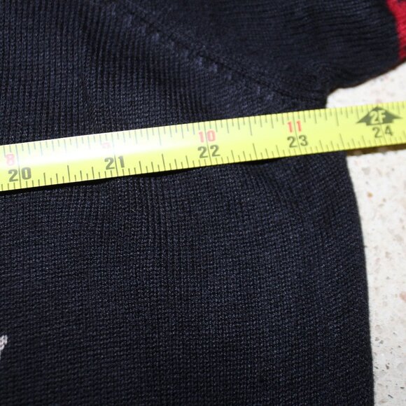 Rebecca Malone Woman Red and Tan Roses on a Black Crew Neck Sweater - Picture 11 of 14